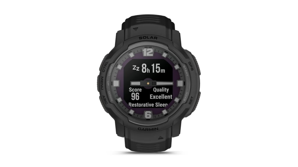 Garmin Instinct Crossover Watch, Tactical Edition, Solar, 45mm, Black, 010-02730-10