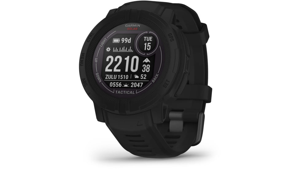 Garmin Tactical Edition Instinct 2 Solar Watches, Black, 010-02627-13