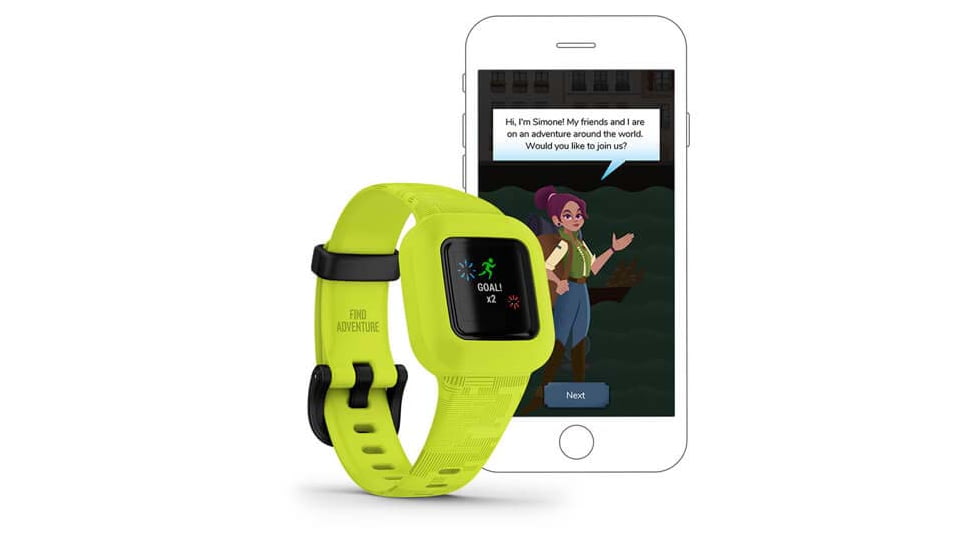 Garmin Vivofit jr3 Kids Fitness Tracker, Camo Green, 010-02441-20