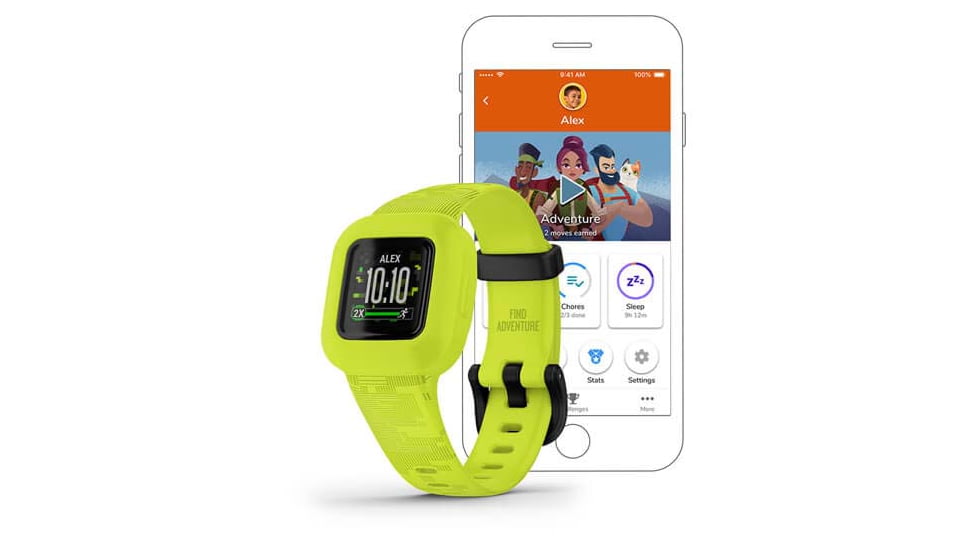 Garmin Vivofit jr3 Kids Fitness Tracker, Camo Green, 010-02441-20