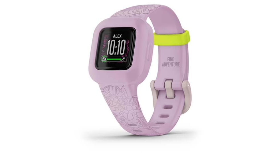 Garmin Vivofit jr3 Kids Fitness Tracker, Floral Pink, 010-02441-21