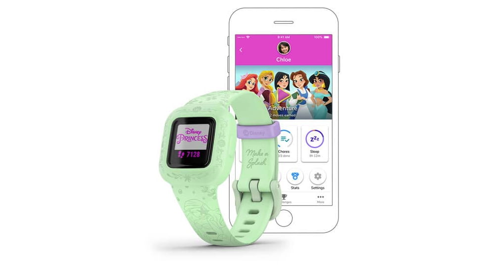Garmin Vivofit jr3 Kids Fitness Tracker, Princess Ariel, 010-02441-33