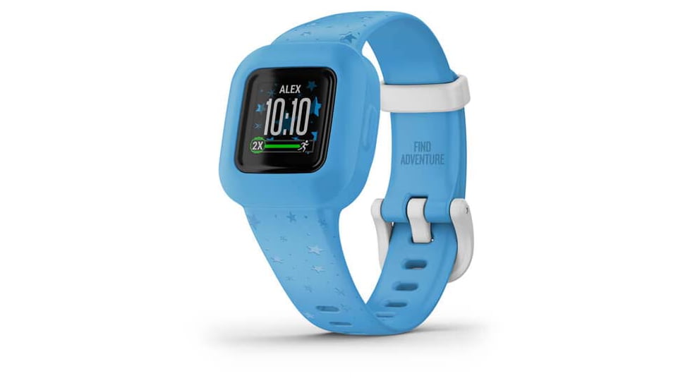 Garmin Vivofit jr3 Kids Fitness Tracker, Stars Blue, 010-02441-22