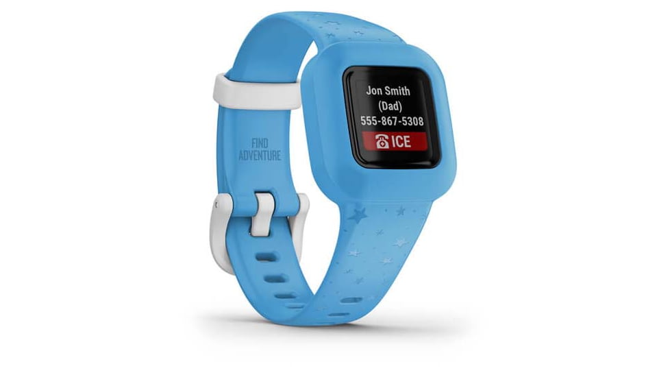 Garmin Vivofit jr3 Kids Fitness Tracker, Stars Blue, 010-02441-22