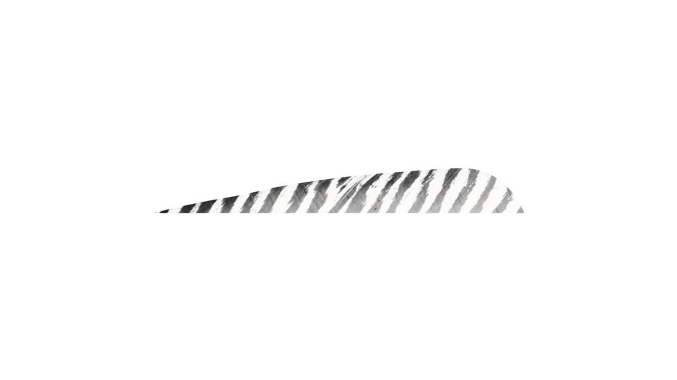 Gateway Barred Feathers, White 5 in. RW 50 pk. 500RPBWH-50