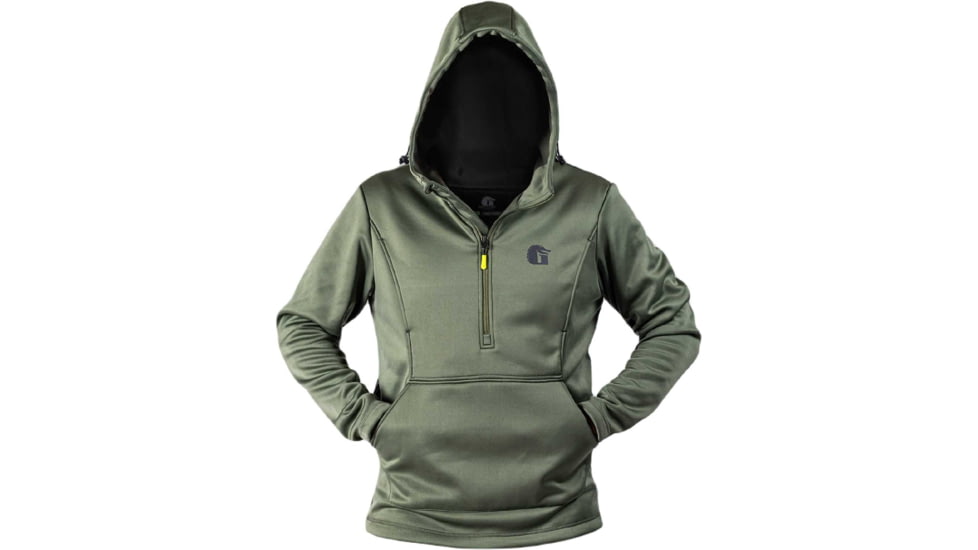 Gator Waders Camp Hoodie - Mens, Olive, Medium, CH17MM