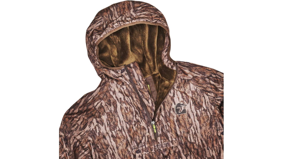 Gator Waders Waterproof 1/2 Zip Bog Hoodie - Womens, Mossy Oak Bottomland, Large, BOG32WL