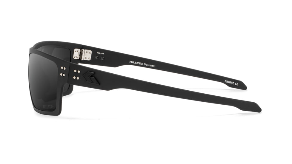 Gatorz Sentix Glasses, Smoke w/ Anti-Fog, Black/Matte Black Logo, Medium, GZ-18-401