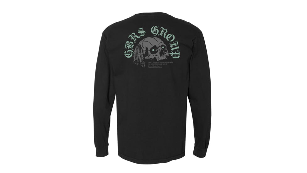Gbrs Group Gear GBRS Group Laying Honors Long Sleeve Shirt, LS-BLK-LH-26-XL