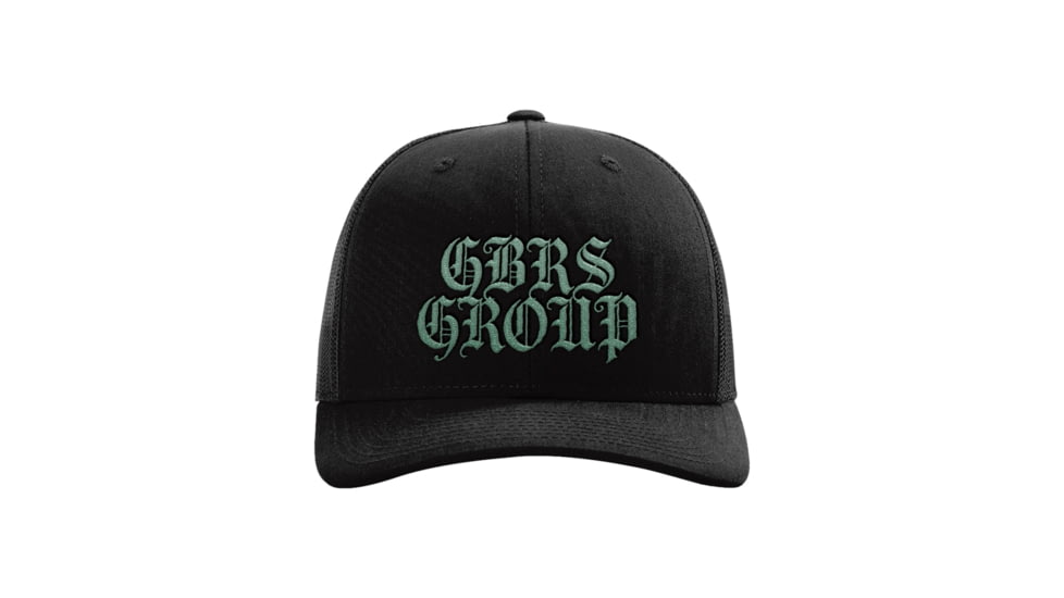 Gbrs Group Gear GBRS Group Sacred Ground Trucker Hat, HAT-TRK-BLK-SG-26