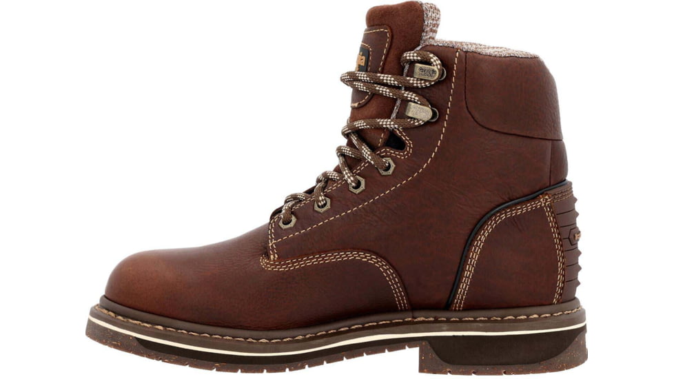 Georgia Boot AMP LT Edge Waterproof 6in Work Boot - Womens, Brown, 7.5, GB00514-075M