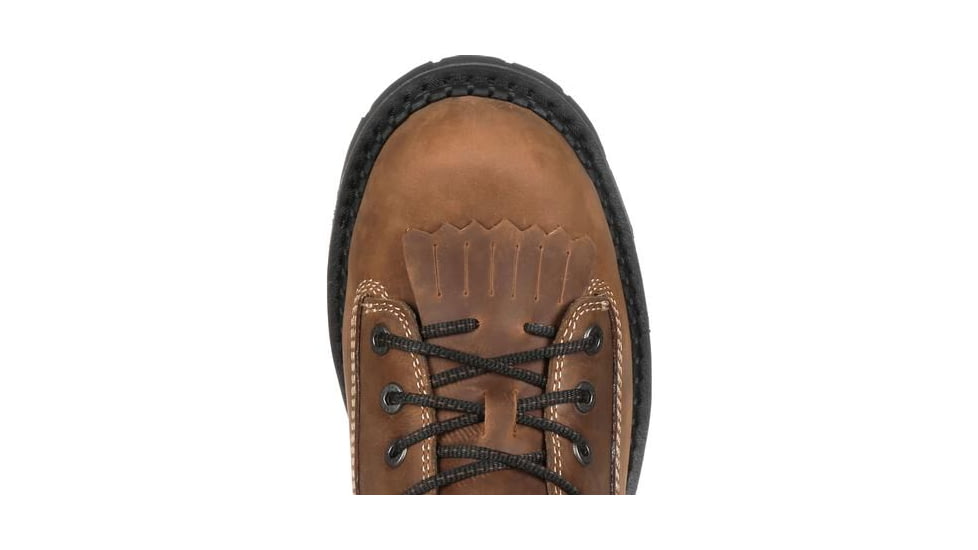 Georgia Boot Comfort Core Waterproof Logger 8 inch Work Boot w/Composite Toe - Mens, Crazy Horse, 10.5 Wide, GB00123-105W