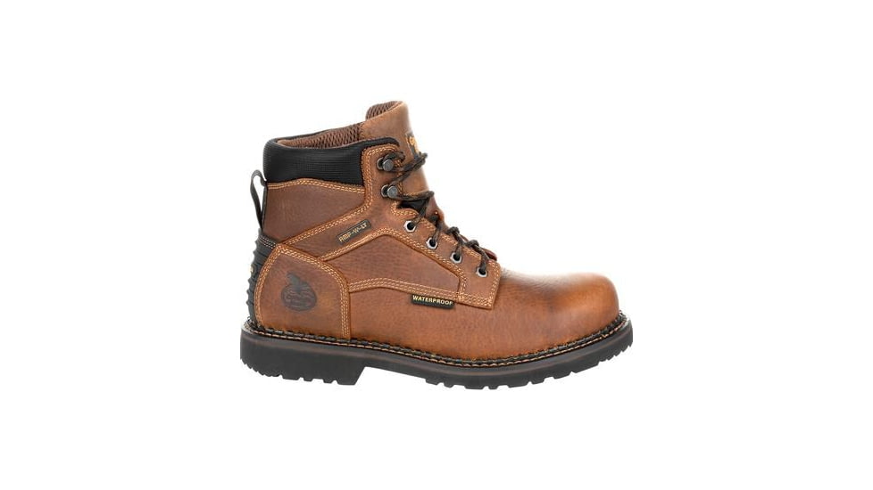 Georgia Boot Giant Revamp Waterproof 6 inch Work Boot - Mens, Brown, 11.5 Wide, GB00316-110W