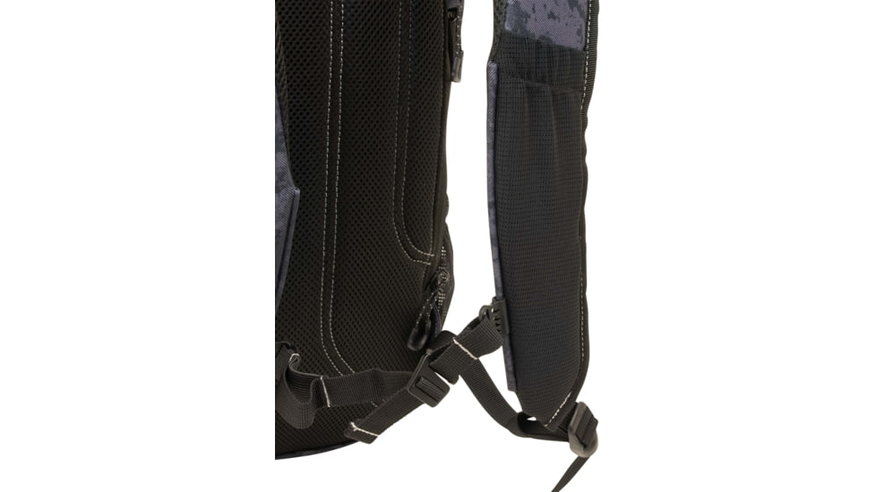 Girls With Guns Midnight Deluxe Backpack w/ Lockable Concealed Carry, Black/Shade Blackout Camo, 10 in x 19 in x 7.5 in, 70637