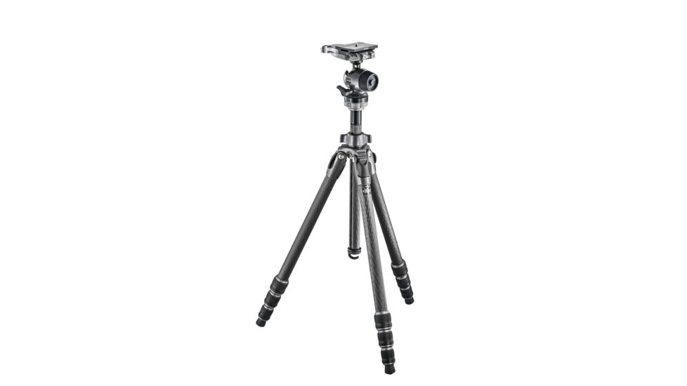 Gitzo Mountaineer Tripod Kit, Series 1 Carbon 4 Sections, Ball Head QD GK1542-80QD