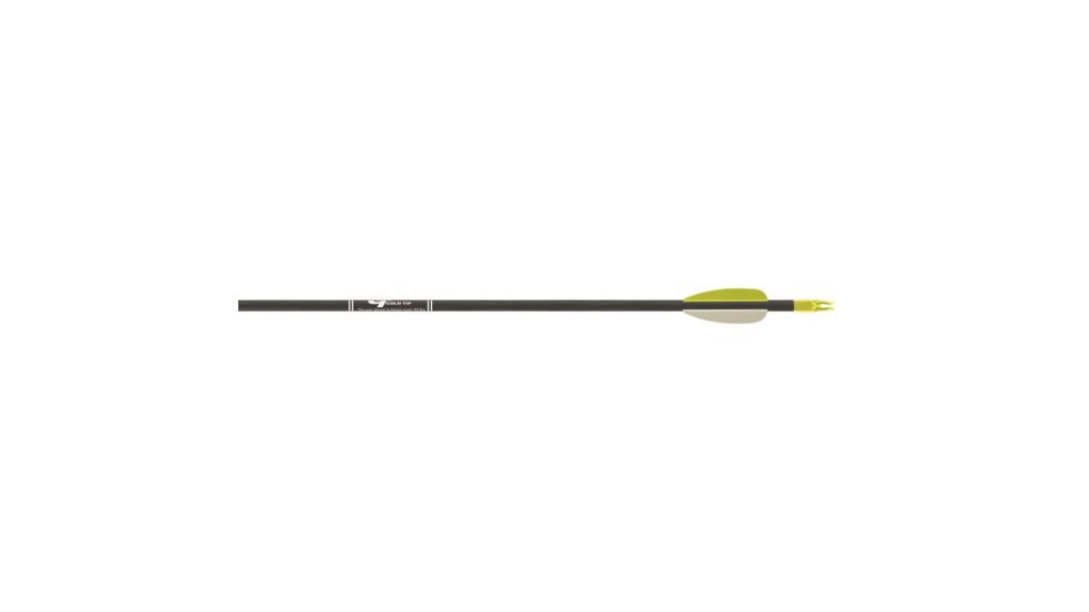 Gold Tip Fiberglass Arrows, Black 6 pk. FIBA256
