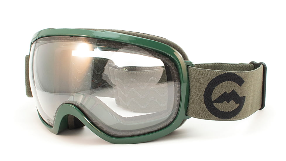 Gordini Chute Goggle, Black/Olive, Large, GG82RD-BLKOLV