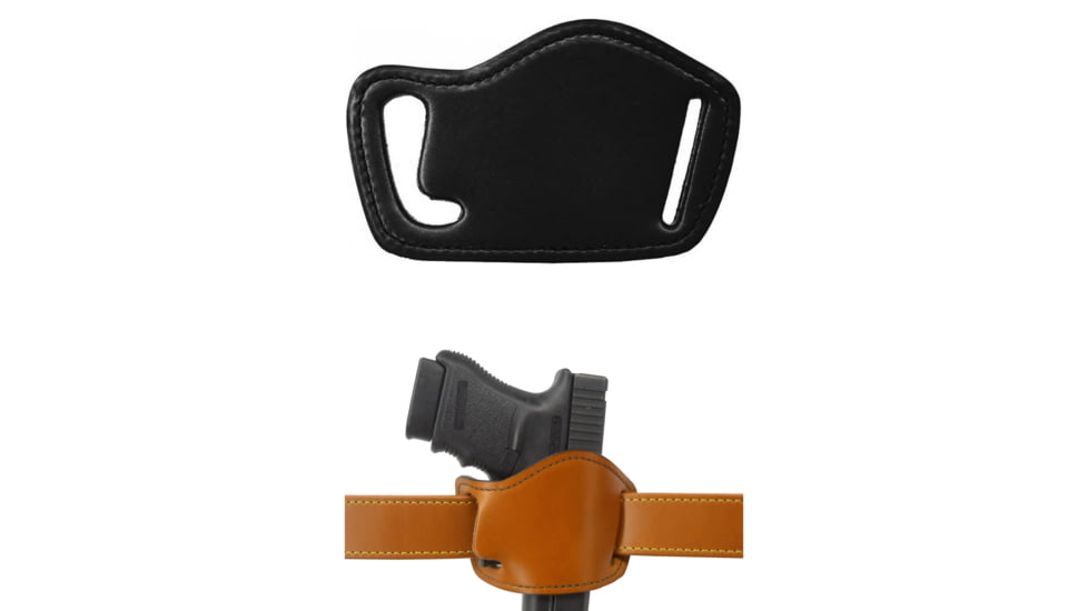 Gould &amp; Goodrich 893 Ambidextrous Concealment Holster, Black, Chestnut Brown