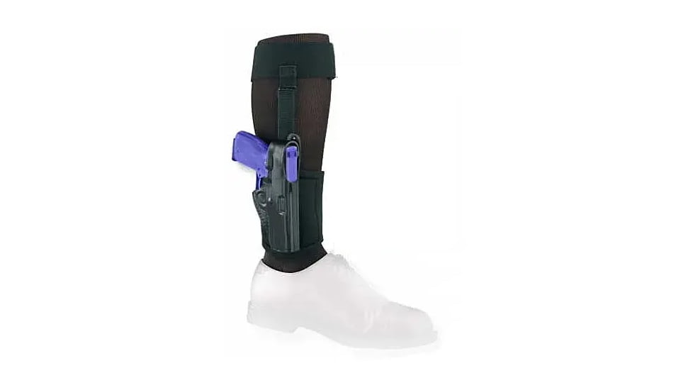 Gould &amp; Goodrich Ankle Holster Plus Garter, Sig P938, Right Hand, Black, B816-7