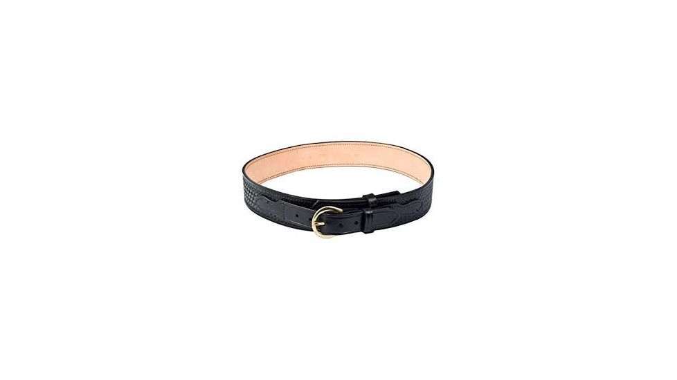 Gould &amp; Goodrich Ranger Duty Belt, 36, Nickel, Black Weave, B115-36W