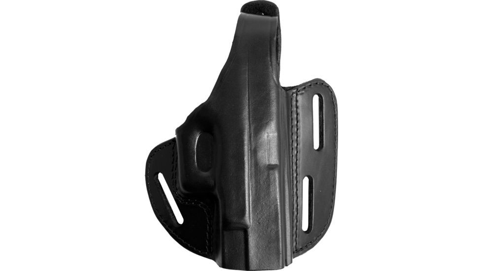 Gould &amp; Goodrich Three Slot Pancake Concealment OWB Belt Holster, Glock 19/23/32, Right Hand, Black, B803-G19