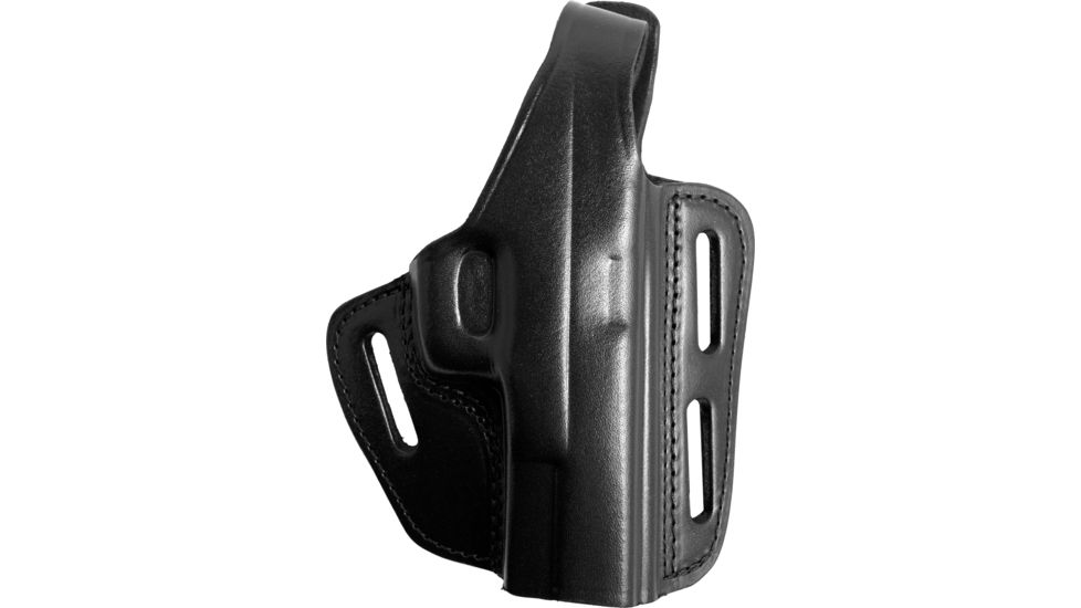 Gould &amp; Goodrich Three Slot Pancake Concealment OWB Belt Holster, S&amp;W M&amp;P 9mm/.40/.357, Right Hand, Black, B803-MP