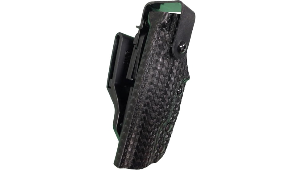 Gould &amp; Goodrich K-Force Triple Retention Rotating Duty OWB Belt Holster, Glock 34, 35, 41, Beretta 92G, Left Hand, Black Weave, K391-G34WLH