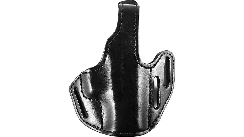 Gould &amp; Goodrich Three-Slot Pancake Concealment OWB Belt Holster, S&amp;W Model 60 Ladysmith Revolver, Right Hand, Black, B733-62