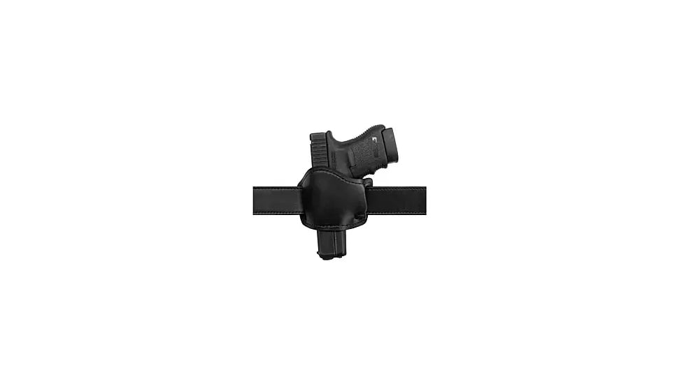 Gould &amp; Goodrich Low Profile Slide OWB Belt Holster, Medium/Small Frame Revolvers, Right Hand, Black, B893-2
