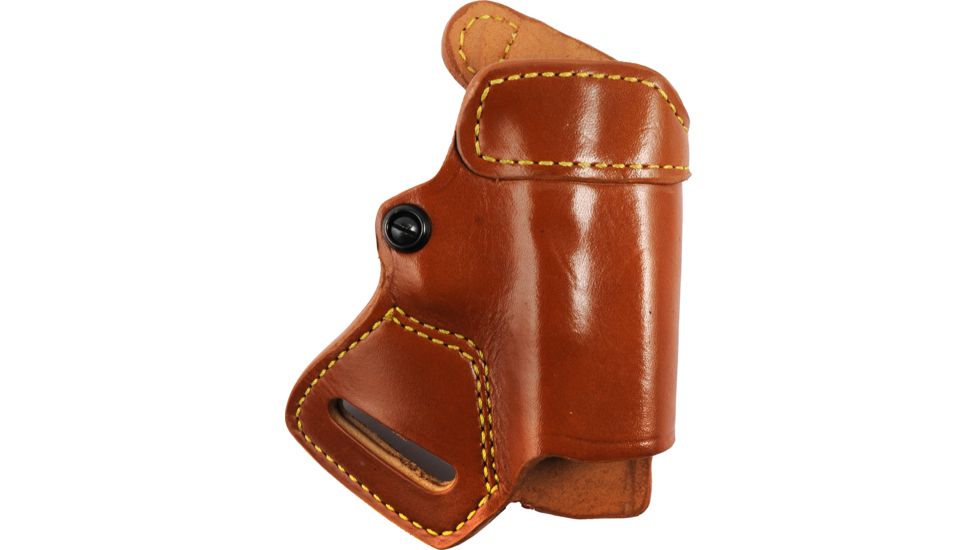 Gould &amp; Goodrich Small of Back Concealment OWB Belt Holster, Glock 17/22/31, Right Hand, Chestnut Brown, 806-G17