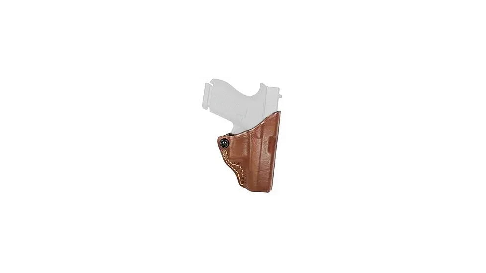 Gould &amp; Goodrich Tension Slide OWB Belt Holster, Remington R51/ SIG Sauer P938, Left Hand, Chestnut Brown, 897-R51LH