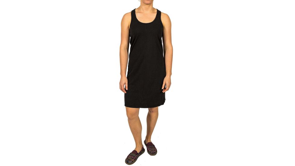 Gramicci Waterfall Tank Dress, Black, Large, WDR122-90BLK-LG
