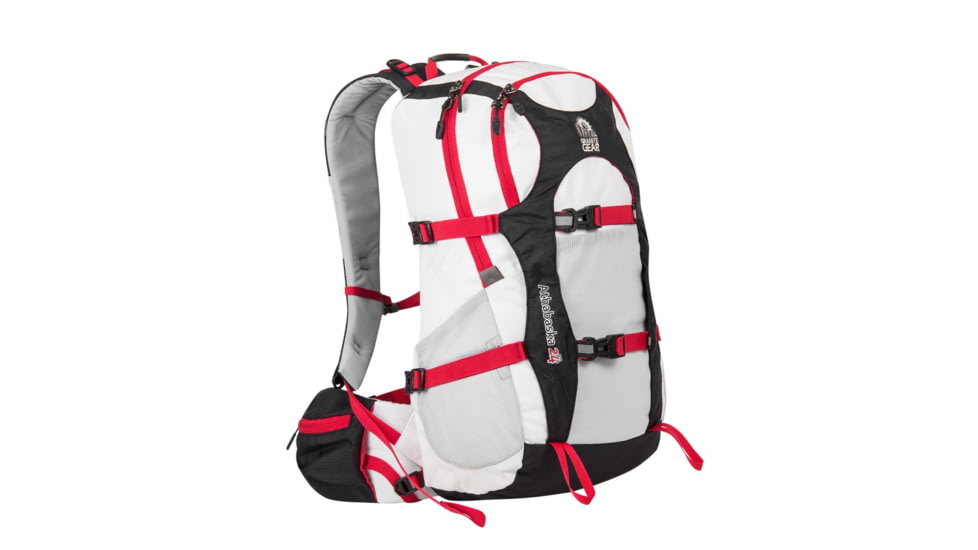 Granite Gear Athabaska 24 Backpack-White/Black/Chromium/Tamarillo
