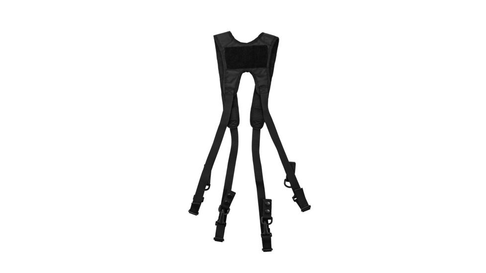 Grey Ghost Gear Le Duty Belt Suspenders, Black, 10017-2