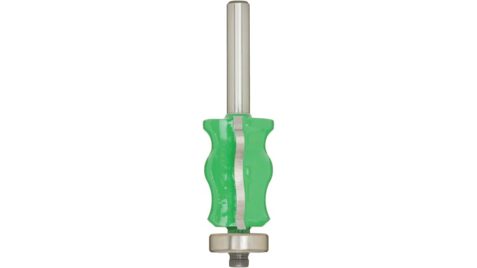 Grizzly Industrial 1-1/8in. Picture Frame Bit, 1/4in. Shank, Green C1532
