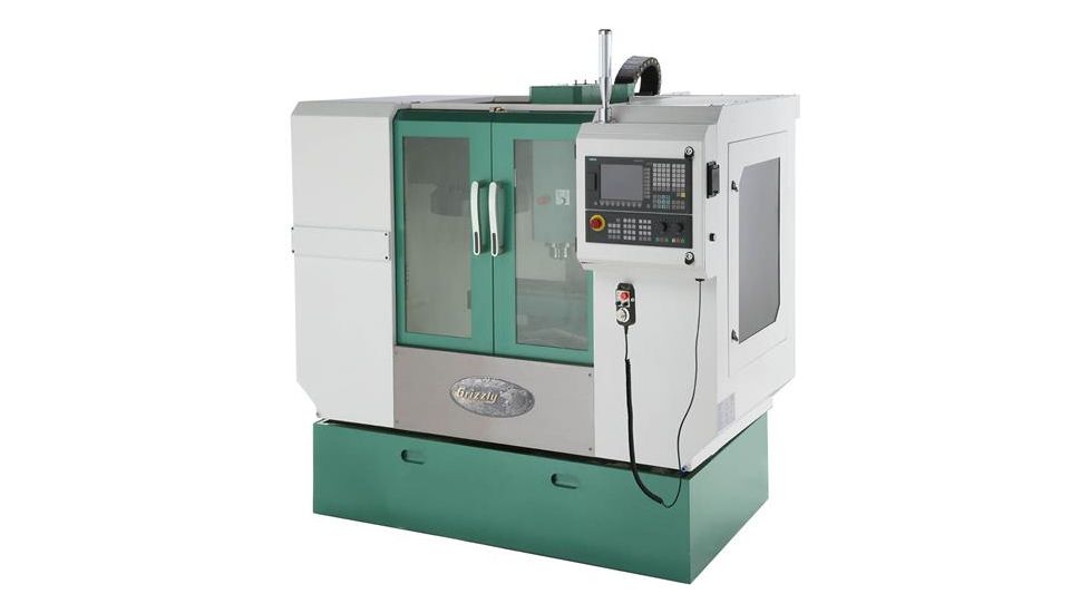 Grizzly Industrial 10in. x 31in. Enclosed CNC Mill, G0877