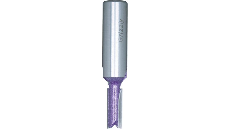 Grizzly Industrial 2-1/2in. Double Fluted Bit, 1/2in. Shank, 5/16in. Dia. C1009Z