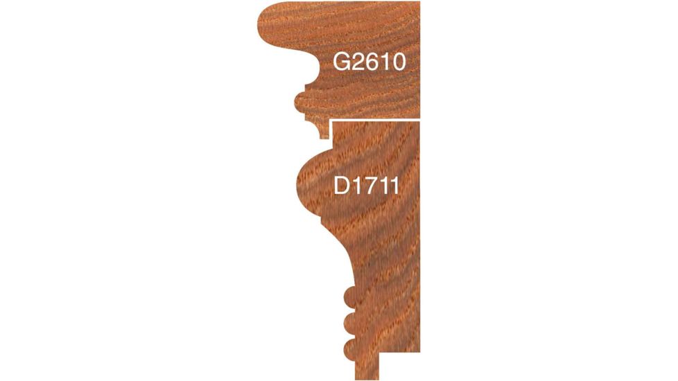 Grizzly Industrial 2in. Picture Frame Moulding Head Knife, 2-5/16in G2610