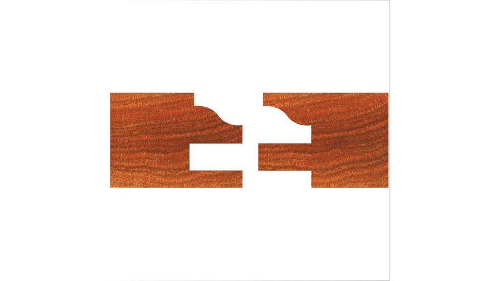 Grizzly Industrial Carbide Tipped Roman Ogee Stile &amp; Rail Set, 1/2in. Shank C1395