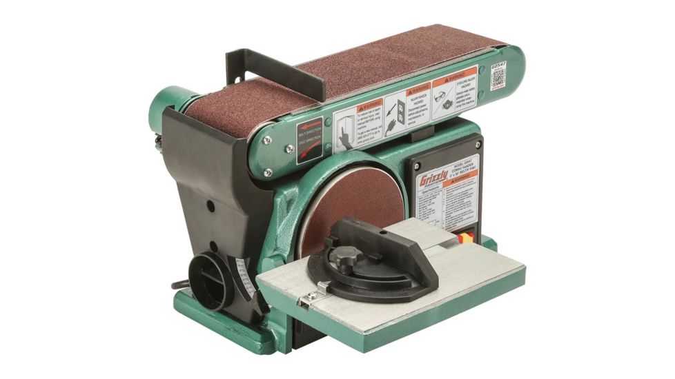 Grizzly Industrial Combo Sander 4in. x 36in. Belt 6in. Disc G0547