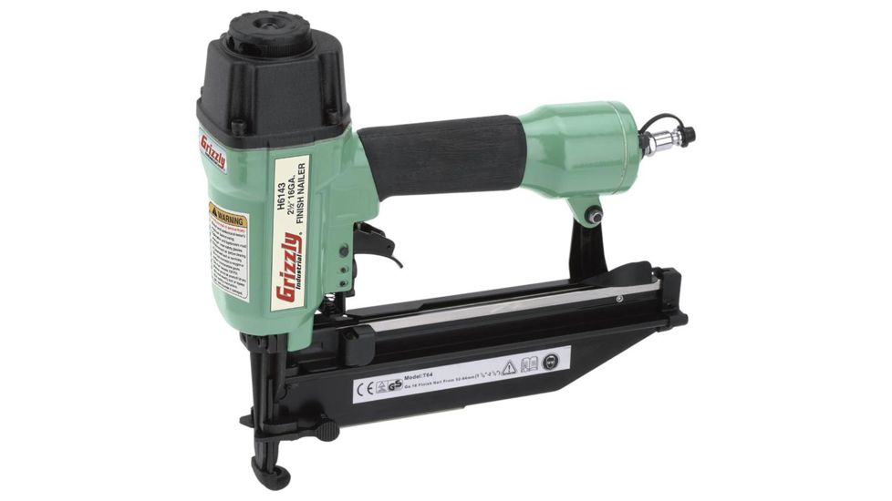 Grizzly Industrial Finish Nailer, 2-1/2in H6143