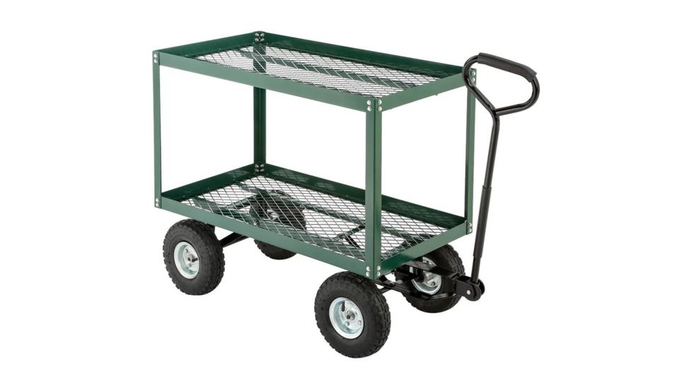 Grizzly Industrial Nursery Double Cart, Black T24064