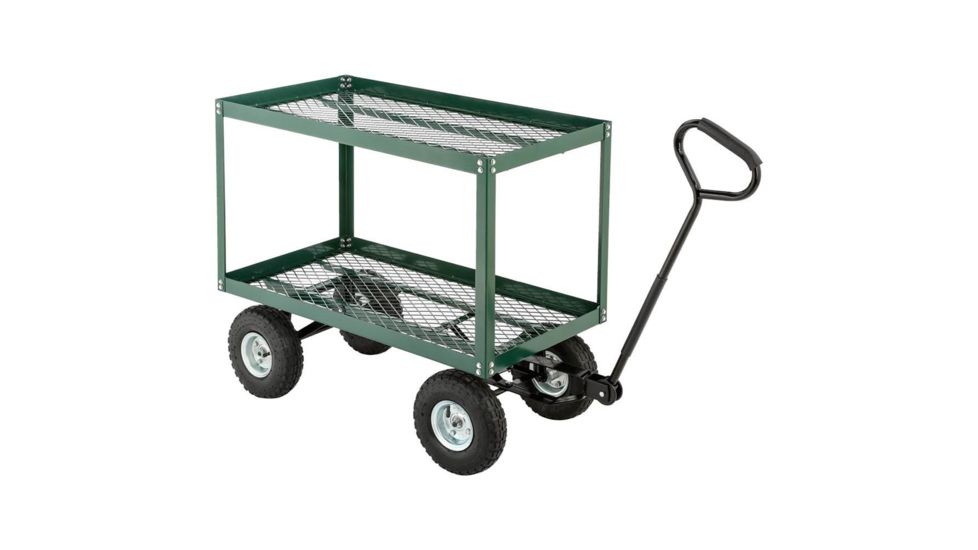 Grizzly Industrial Nursery Double Cart, Black T24064