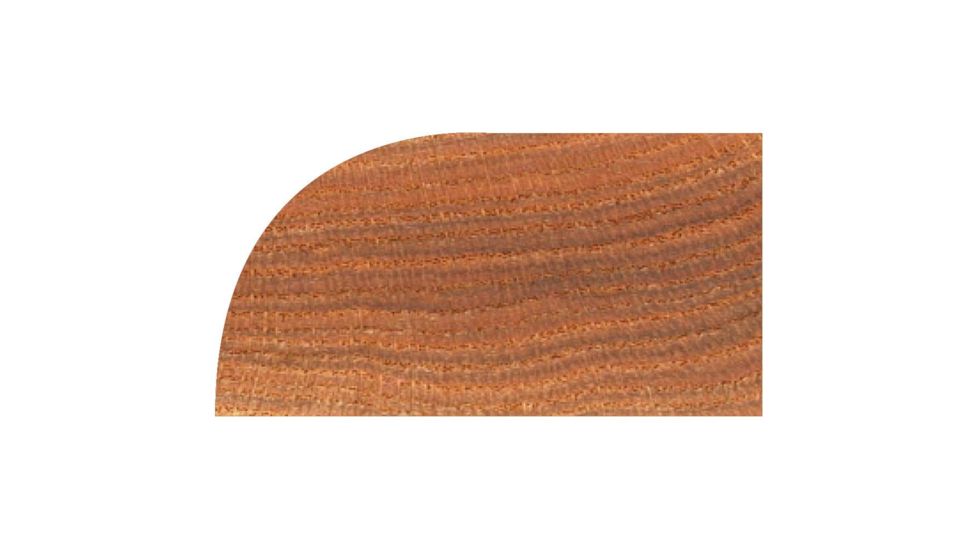 Grizzly Industrial Shaper Cutter - 1-1/4in Quarter Round, 3/4in. Bore C2064