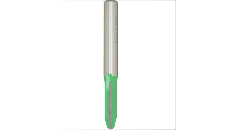 Grizzly Industrial Shear Cut Straight Bit, 1/4in. Shank, 1/4in. Dia. C1345