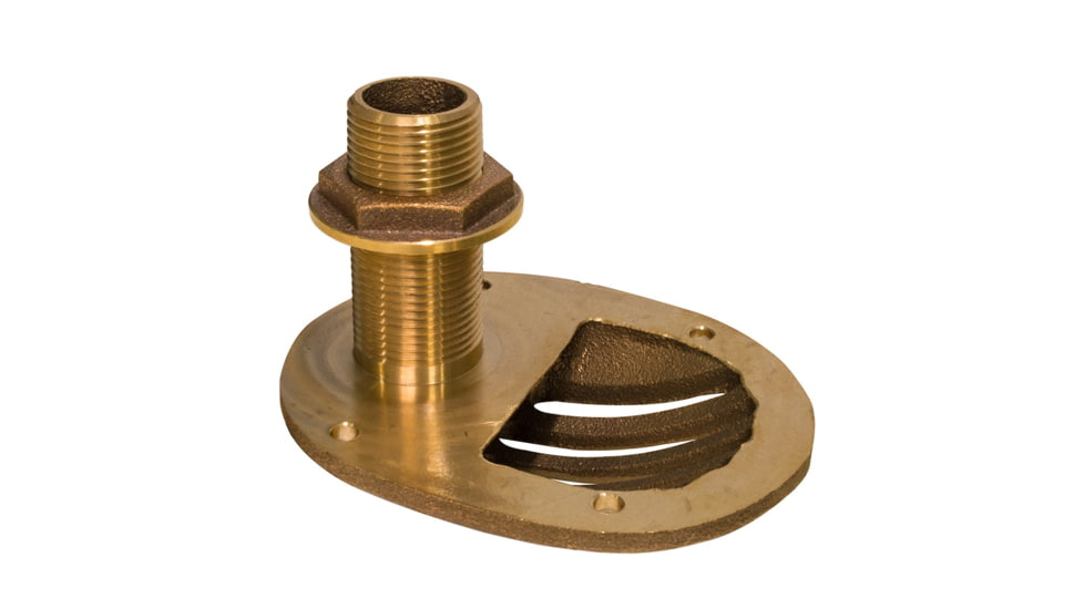 GROCO Bronze Combo Scoop Thru-Hull w/Nut 1-1/4" 75332