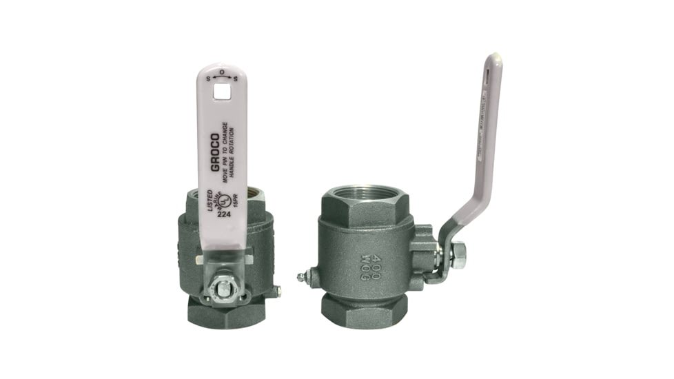 GROCO NPT Stainless Steel In-Line Ball Valve 1-1/4" 74200