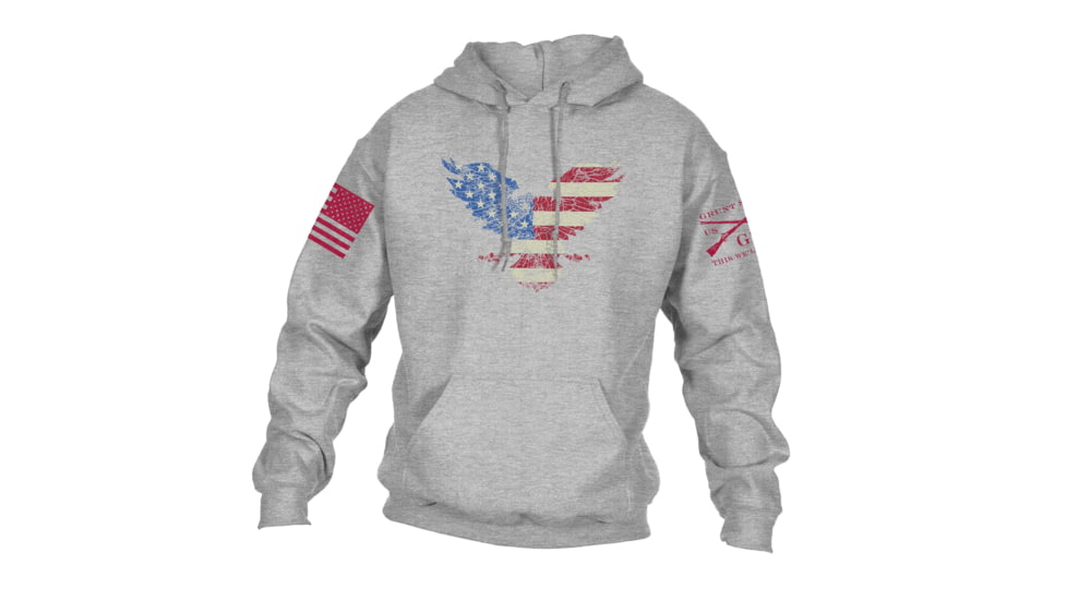 Grunt Style Freagle Hoodie - Mens, Sport Grey, 3XL, GS3854-3XL