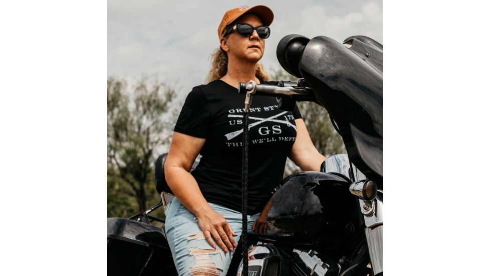 Grunt Style GS Logo Basic T-Shirt - Womens, Black, Extra Large, GS3676-XL