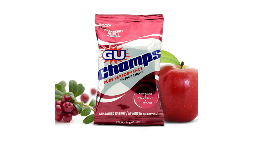 GU Chomps Cranberry Apple Energy Chews
